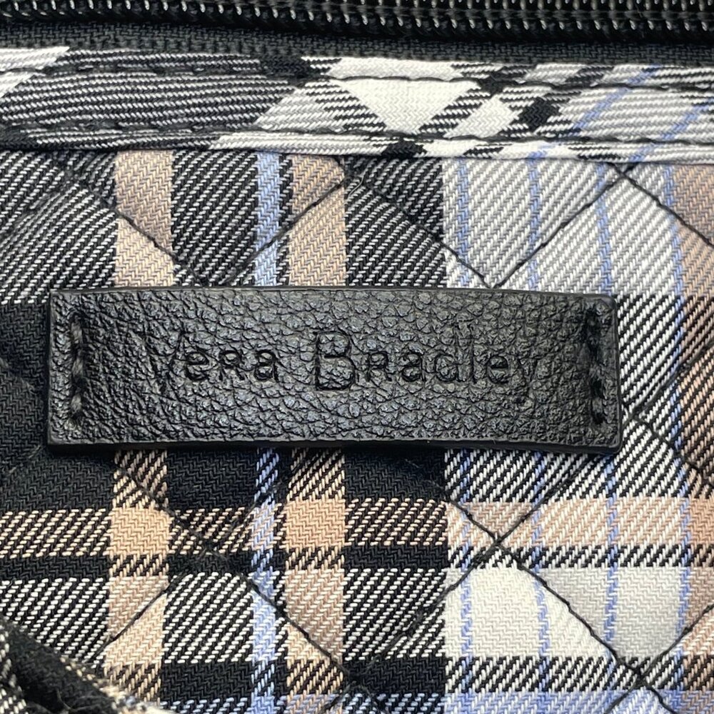 Vera Bradley Women’s Plaid Quilted With Adjustable Strap Weekender Travel Bag - Picture 6 of 12